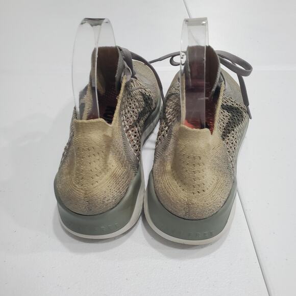 Nike Free RN Flyknit Shoes Womens Size 10 Gray Olive Running Sneakers 942839-003 - Picture 5 of 9